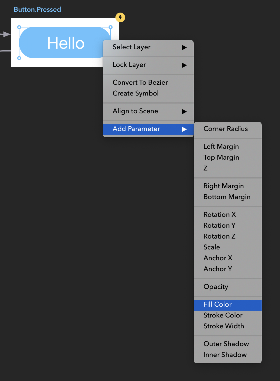 Adding Parameter from Workspace